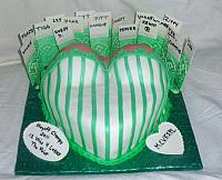 Baseball Themed Fondant Cake with Woman's Bust and Edible Baseball Tickets view 1