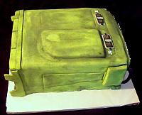 Military Radio Fondant Cake side view