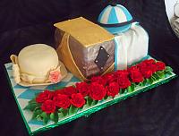 Kentucky Derby Horse Race Theme Fondant Cake