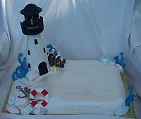 Lighthouse Cake as a Sheetcake