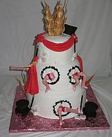 Cabaret Cake with Can-can Girls or Dancing Girls