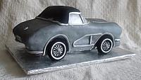 1962 Corvette Sports Car Cake side 2