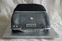 1962 Corvette Sports Car Cake Back