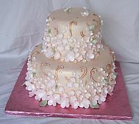 Asian Brocade Cake View 2