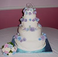 Gluten Free Wedding Cake - top tier was gluten free for diet restrictions