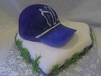 Yankees BaseBall Cap On Home Plate view 2